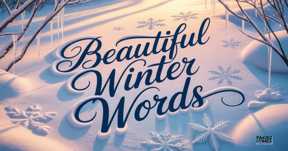 Beautiful Winter Words