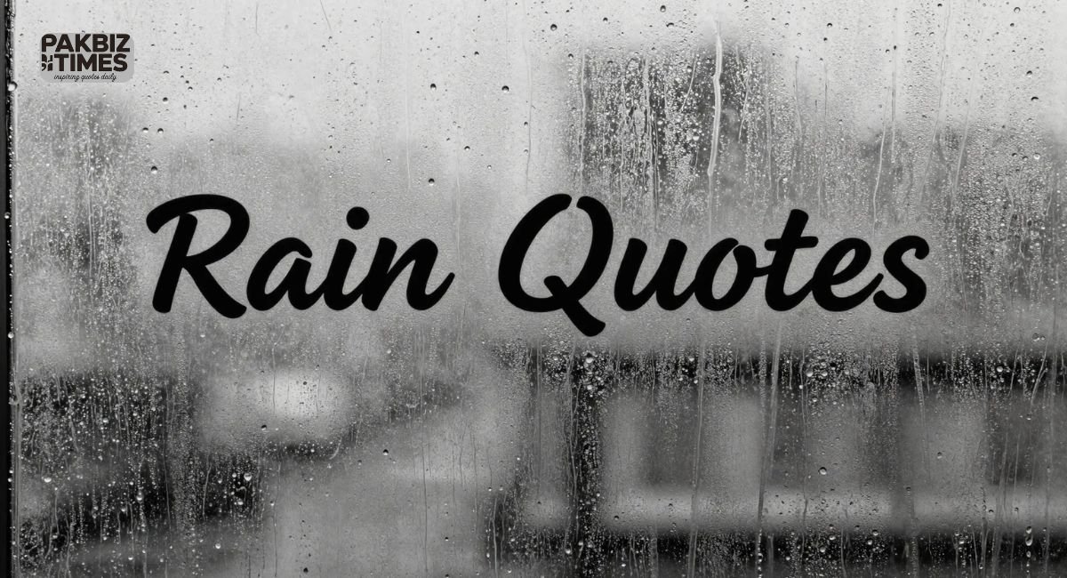 Rain Quotes