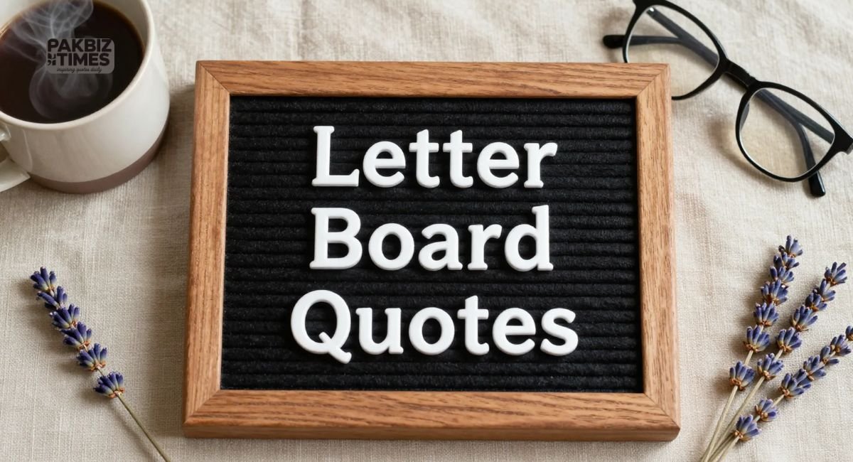 Letter Board Quotes
