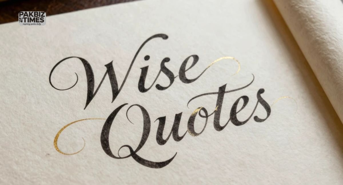 Wise Quotes