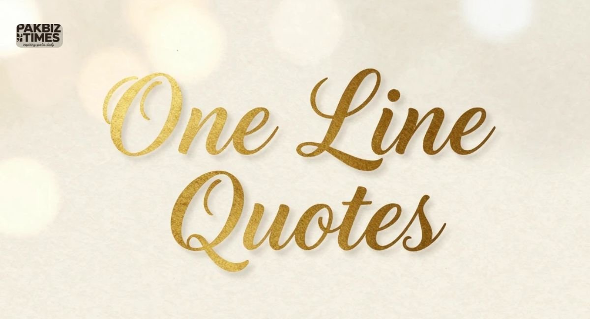 One Line Quotes