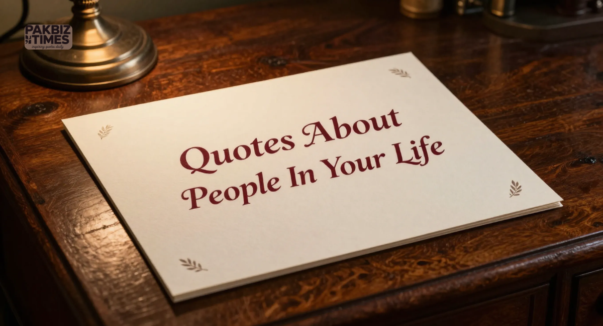 Quotes About People In Your Life