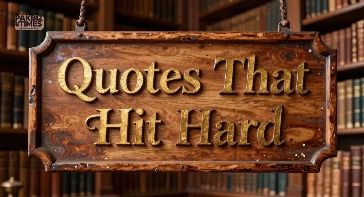 Quotes That Hit Hard