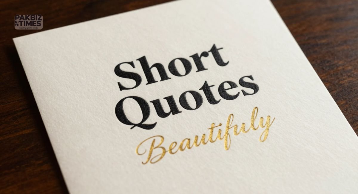 Short Quotes