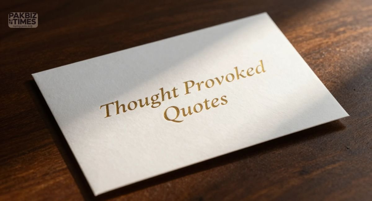 Thought-Provoking Quotes