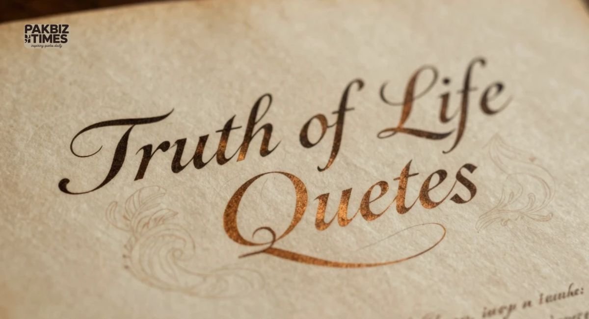 Truth of Life Quotes